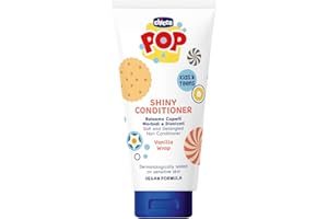 Chicco POP Balsamo Districante Vanilla Wrap, per Bambini alla Vaniglia, Balsamo per Capelli condizionante e delicato, Formula Vegana, 150 ml