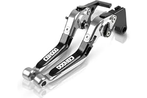 AZIKEN Levier de frein Moto Pour HON&DA CBF1000/A CBF 1000 2010 2011 2012 2013 Moto Accessoires Réglable CNC Frein Embrayage Levier Poignée (Color : B)