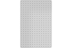 Cathedral Products Peg Board with 12 Hooks - White - 56x36cm