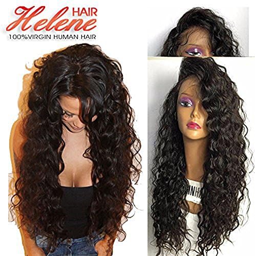 Helene Hair Brazilian Virgin Hair Human Hair Water Wig Glueless Full Lace Human Hair Wigs For Black Woman With Baby Hair Lace Front Human Hiar Wigs 8"-26"