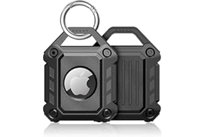 Sichy Airtag Holder, Air Tag Keyring, Screw Full Cover Compatible with Apple Airtag gps tracker devices Air Tag. Holder with Key Ring, Hard TPU Airtags case for Keys, Bags, Luggage and Pet Collar