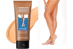 EONFAVE Trucco per gambe impermeabile, senza trasferimento, copertura per tatuaggi, impermeabile, per vene varicose, fondotinta per il trucco del corpo, tono della pelle uniforme, correttore (118 ml, bronzo)