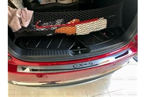 GZBFTDH Protection de pare-chocs arrière, pièces d'auto pour Mazda CX5 cx-5 accessoires 2017-2023, protection de seuil de porte arrière de voiture