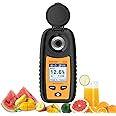 Aicevoos Brix Meter, Digital Brix Refractometer Automatic Temperature Compensation Brix Refractometer Range 0-35%