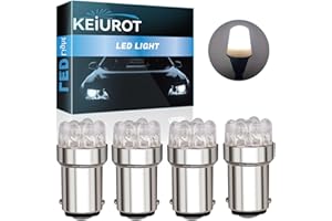 Keiurot BA15D 90 1004 Led Bulb for Boat Navigation Lights Anchor Light Stern Light, Boat Lights Bow and Stern, Marine Navigation Lights for Boats Led White DC 12V, 4Pack