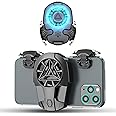 PUBG Mobile Controller, PUBG Game Fan Controller Gaming Trigger with Phone Cooling Fan the Best Shooting Partner-Phone Game Controller Gamepad Joystick with Radiator for Call of Duty