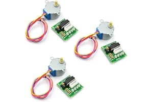 DUTTY ULN2003 28BYJ-48 4-Phase Stepper Motor with 5V Drive Board for Arduino PI PIC Raspberry Pi 3PCS