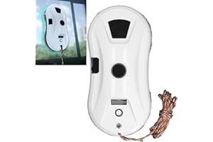 YUNIR Fensterputzroboter, Automatischer Wasserspray, 5600 PA Saugkraft, Automatischer Fensterputzroboter mit Absturzsicherung, Ferngesteuerter Fensterputzroboter, für Fenster, Glas,