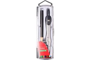 Rpanle Professional Compass, Reusable Metal Compass for Home Schooling Maths Learning