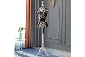 Loywe Schneiderpuppe Schaufensterpuppe Damenbüste Schneiderbüste kleiderpuppe mit Verstellbarer Höhe Gr.36/38| LW6016SR