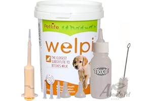 ABNOBA PET STORE (Welpi 250g Feeding Set) Cimicat Kitten or Welpi Puppy Specialist Milk Trixie Feeding Bottle Suckling Aid