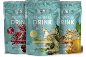 ‎SHAPE REPUBLIC SHAPE REPUBLIC - 60 Wasser Drops - 3 fruchtige Geschmacksrichtungen - Zuckerfreie & Kalorienfreie Getränkewürfel - Geschmack für Wasser - Ideal für Trinkflaschen - Probierpaket