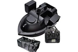 DYJD Intelligente RC Bait Boat Posizione GPS Auto Reuturn Wireless RC Tre Magazzino Pesca Nest Barca con Doppi Motori, 2KG Caricamento in Corso,12000mah