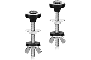 Molain 2 sztuki śrub do spłuczki, ze stali nierdzewnej, zestaw armatury i zbiornika na wodę dla klozetu