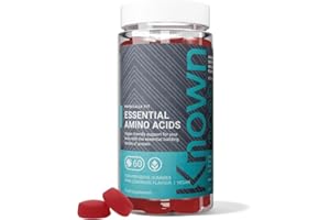 Gommes aux Acides Aminés Essentiels (EAA) par Known Nutrition | Soutien Essentiel pour la Croissance Musculaire, la Récupération, et l'Énergie | Saveur Délicieuse de Limonade Rose | 60 Gommes Deux Par