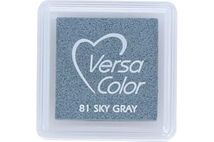 Versasmall d'encre Tsukineko Coussin encreur à Pigment bleu ciel/gris