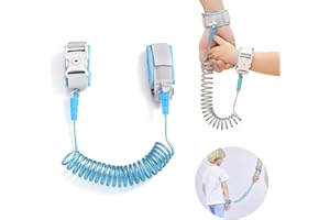 YVIFEVG Kinderleine Leine Sicherheitsleine Laufgeschirr Handgelenk Sicherheitsgurt Sicherheitsgeschirr Kleinkinderleine Anti-verlorene Anti-verlust Gürtel, Blau