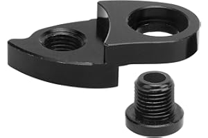 Alomejor Forcellino Deragliatore Posteriore Prolunga Gancio Coda per Bici per Aggiornamento Denti Ruota Libera da 8 a 12 velocità(Nero)