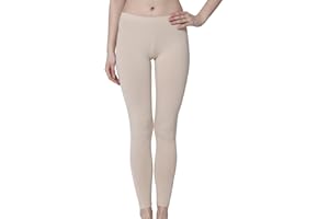 Celodoro Damskie legginsy, rozciągliwe spodnie dżersejowe z bawełny