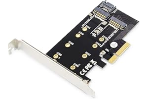 ‎DIGITUS DIGITUS IO-Karte - PCIe - M.2 NGFF / NVMe Schnittstellenkarte - 2-Port - M.2 (2230, 2242, 2260 & 2280)