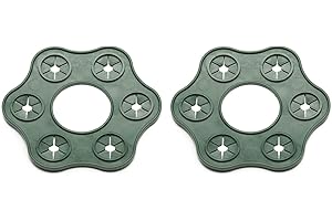 EarlyGrow MPL50003 Plastic Wigwam Cane Grips with 6 Holes for Vine Plants, Runner Beans, Peas, Sweet Pea Plants - Green (2)