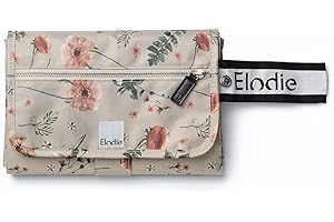 Elodie Details Fasciatoio Portatile Impermeabile e Pieghevole da Viaggio, 2 Ampie Tasche, 2 Fodere in Spugna incluse - Meadow Blossom