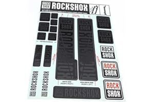 Rockshox Unisex Front Suspension Decal Kit 30/32mm Stealth My18 Sid/Reba/Revelation(pre-2018)/Sektor/Recon/Xc3 Service Spare Part, Black, 30 32mm UK