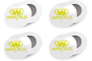 Wantalis Magnetiska klämmor för haklapphållare för vuxna, vit, en storlek