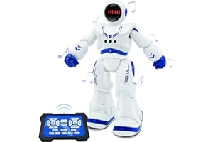 katietoy Robot Kids Toys for 4 5 Years Old Boys Girls, Remote Control Robots Kits, RC Smart Gesture Sensing Toy for Kids Christmas Birthday Gifts for 6 7 8 9 10 11 12 Years Old (BLUE)