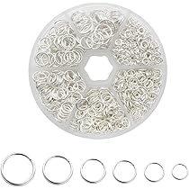 1 Confezione In Argento Sterling 925 Aperto/chiuso Rotondo - Foto 7