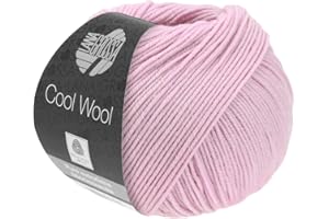 ‎LANA GROSSA LANA GROSSA Cool Wool Uni | Extrafeine Merinowolle waschmaschinenfest und filzfrei | Handstrickgarn aus 100% Schurwolle (Merino extrafein) | 50g Wolle zum Stricken & Häkeln | 160m Garn FB 580