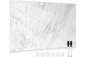 DOLLAR BOSS Lavagna magnetica, lavagna magnetica da parete 40 x 60 cm, lavagna magnetica Memoboard stampata con 6 magneti, 2 penne