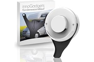 innoGadgets Odpływ wody kondensacyjnej do przyczepy kempingowej, ochrona przed kondensacją pokrywy komina, ochrona przed pryskaniem, gadżety do kampera, kompatybilny z: Truma