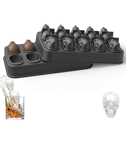 Cubo di Ghiaccio del Silicone 3D Muffa Whisky di Vino Cocktail del Cubo di Ghiac
