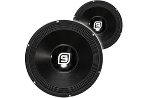 Skytec SPSL12 12 Inch Replacement DJ Disco Speaker Chassis Pair – 1200W Max, 8 Ohms Impedance, High-Power Bass Driver Cones, DIY PA Audio Parts & Spares