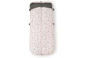 VARIOUS Sacco per passeggino, universale, invernale, impermeabile, colore: rosa