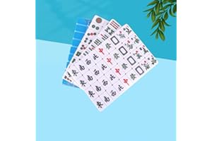 XESAGSNV Mahjong De Voyage, Mini Mahjong Portable, Mahjong Classique, Accessoires de Divertissement de Fête