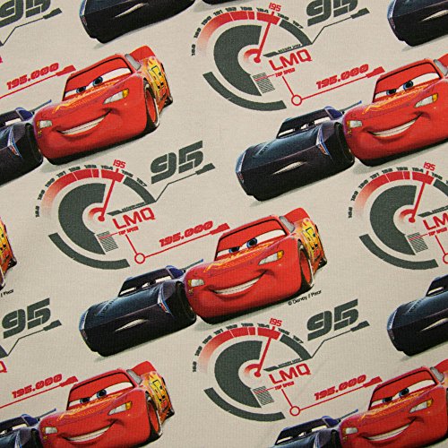 Jersey Stoff Cars hellgrau -Preis gilt für 0,5 Meter- - 2