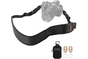 K&F CONCEPT Correa Camara De Fotos, Camera Strap Para para Fotógrafos, Correa Camara Reflex Ajustable 109-130cm Compatible con Sony/Canon/Nikon/Fuji DSLR SLR Cámara sin Espejo