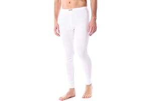 Ladeheid Calecon Long Homme Coton – Caleçon Homme Long Legging Chaud sous-Vêtements Thermiques Hiver Ski Moto Randonnée – Fabriqué en Europe LA40-247