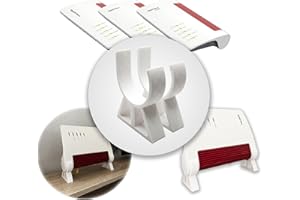 R-Satz Shop Standfuß Ständer passend für Fritzbox 5590 Fiber, 6670 Cable, 7590 AX und 7690 (2er Set) (Weiß)