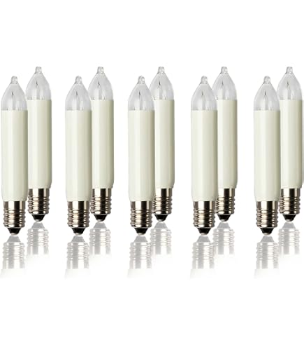Schwibbogenkette 10fl. Made in Germany by Narva Glühlampe Beleuchtung