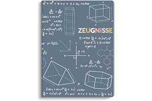 ‎SKYDUE SKYDUE Zeugnismappe A4, Hochwertige Kunststoffmappe Mit 30 Hüllen, Zeugnismappe Für Zeugnisse Zu Archivieren Und Wichtige Dokumente Zu Organisieren(Blau)