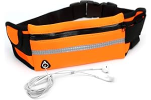 Kyduu Sacs Bananes de Sport, Sac Banane Sport, Ceinture de Course, Sac Banane Sport/Voyage Running, Femme Homme Ceinture de Course, Sacoche Running Belt Réglable, Ceinture de Course à Pied Ultra Mince