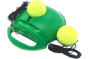 Shamdon Home Collection Balle de tennis avec cordon et 2 balles d'entraînement, outil d'entraînement pour débutants, adultes