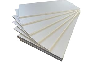 LoviStore Pannelli In Polistirolo 10 pezzi Lastre Fogli 100x50cm Spessore 1cm Multiuso Isolamento Termico Acustico Densità 15kg/mc Isolante Ideali per Copertura Imballaggio Coibentazione Cappotto