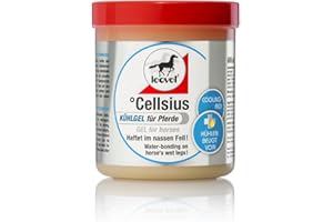 Leovet Cellsius Gel für Pferde | 600 ml | Wasserhaftend am nassen Pferdebein | Mit neuer Waterdrop-Technologie | schnelle Regeneration beanspruchter Bänder | Nicht ADMR konform
