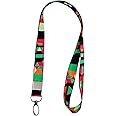 AccuPrints Abstract Floral Design Lanyard for ID Card or Identity Card for id Card Holder Badge for Office PVC yo yo retractors Cards Retractor lanyards Keys Unisex [ Pack of 1]