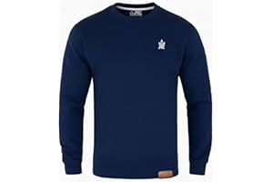 JRC JUST ROYAL CLOTHING JRC Mens Fleece Crewneck Sweatshirts & Pullovers, Round Neck Long Sleeve Jumper, Sweater for Sports & Workwear