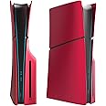ElitePlay Volcanic Red PS5 Slim Faceplates Cover Case Replacement Plates Shell Volcanic Red Accessories for Playstation 5 Slim Model Disc Edition